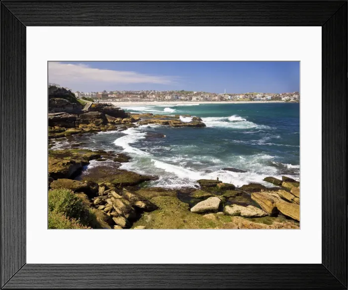 Framed Print : Australia, Sydney, Bondi Beach Framed Print : Australia, Sydney, Bondi Beach