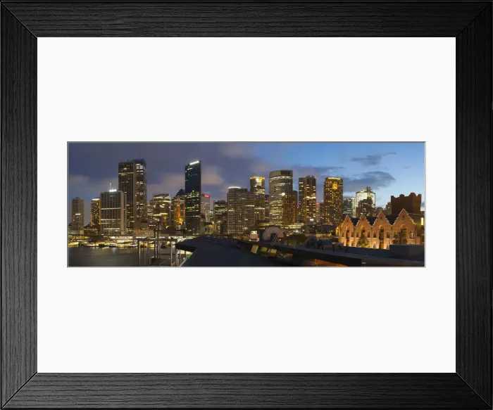 Framed Print : Central Business District, Darling Harbour, Sydney, New South Wales, Australia