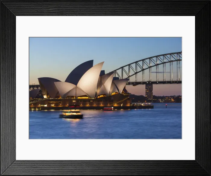 Framed Print : Sydney Opera House & Harbour Bridge, Darling Harbour, Sydney, New South Wales, Australia Framed Print : Sydney Opera House & Harbour Bridge, Darling Harbour, Sydney, New South Wales, Australia