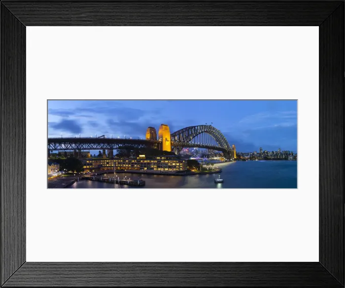 Framed Print : Harbour Bridge, Darling Harbour, Sydney, New South Wales, Australia Framed Print : Harbour Bridge, Darling Harbour, Sydney, New South Wales, Australia