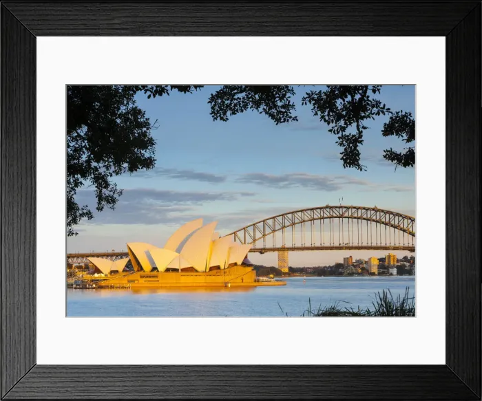 Framed Print : Sydney Opera House & Harbour Bridge, Darling Harbour, Sydney, New South Wales, Australia Framed Print : Sydney Opera House & Harbour Bridge, Darling Harbour, Sydney, New South Wales, Australia