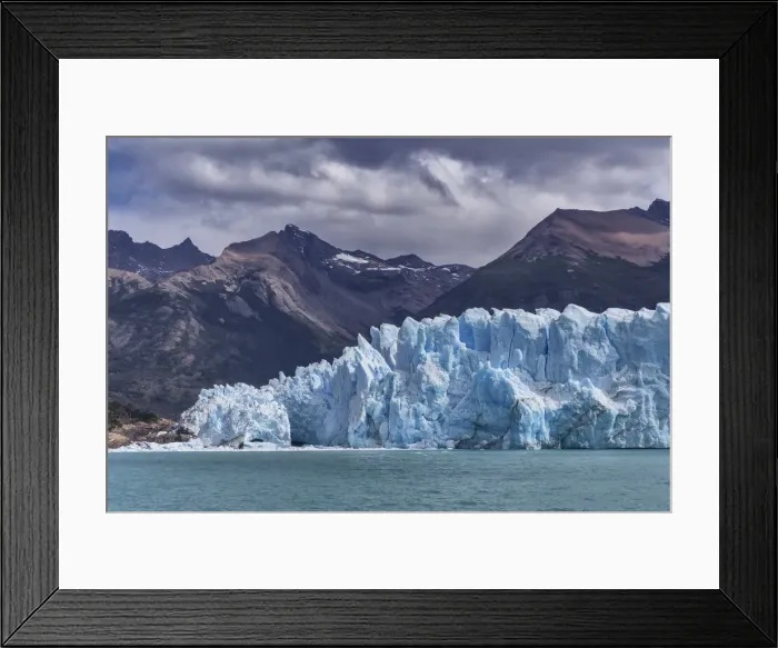Framed Print : Perito Moreno Glacier, Los Glaciares National Park, Patagonia, Lago Argentino, Santa
