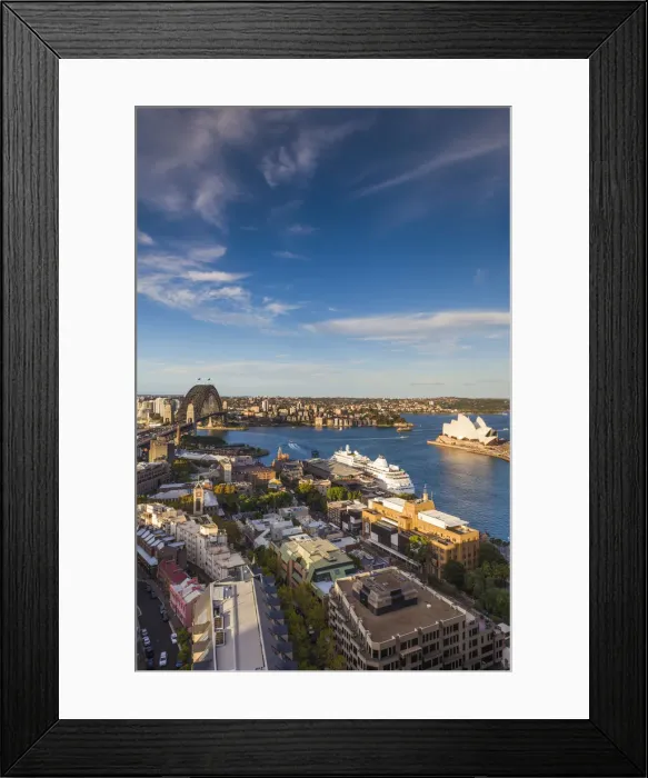 Framed Print : Australia, New South Wales, NSW, Sydney, The Rocks area, Sydney Harbour Bridge Framed Print : Australia, New South Wales, NSW, Sydney, The Rocks area, Sydney Harbour Bridge