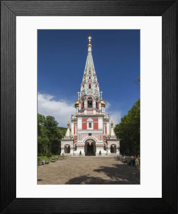 Framed Print : Bulgaria, Central Mountains, Shipka, Shipka Monastery, Nativity Memorial Church, built Framed Print : Bulgaria, Central Mountains, Shipka, Shipka Monastery, Nativity Memorial Church, built