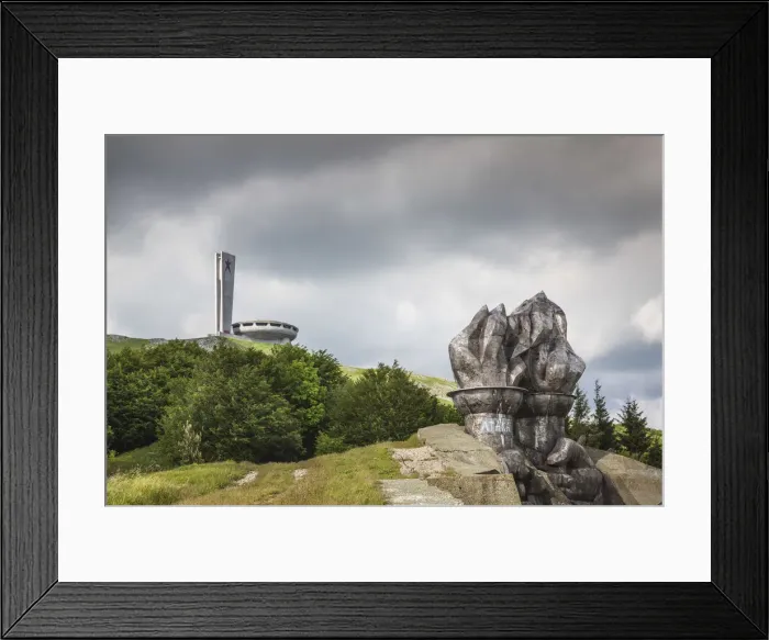 Framed Print : Bulgaria, Central Mountains, Shipka, Shipka Pass, ruins of the Soviet-era Buzludzha Framed Print : Bulgaria, Central Mountains, Shipka, Shipka Pass, ruins of the Soviet-era Buzludzha
