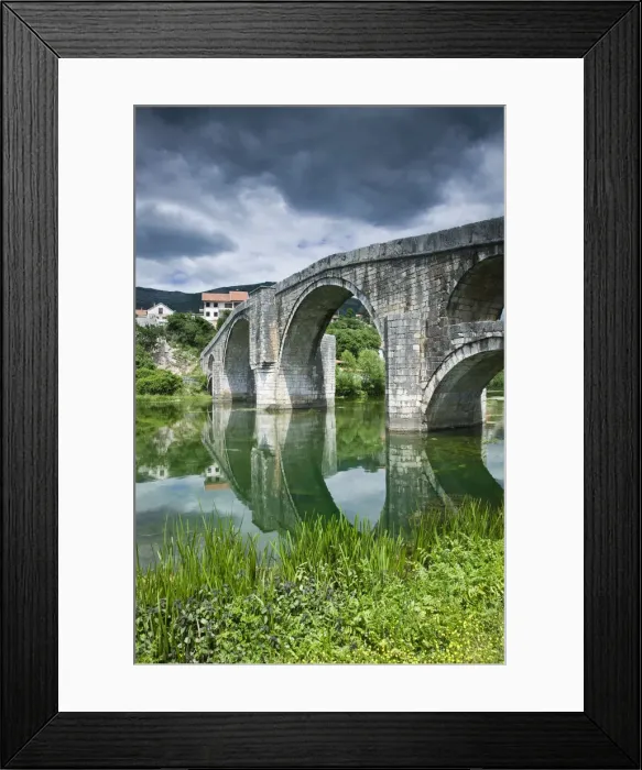 Framed Print : Bosnia and Herzegovina, Trebinje, Republika Serbska, Town on the Trebisnjica River Framed Print : Bosnia and Herzegovina, Trebinje, Republika Serbska, Town on the Trebisnjica River