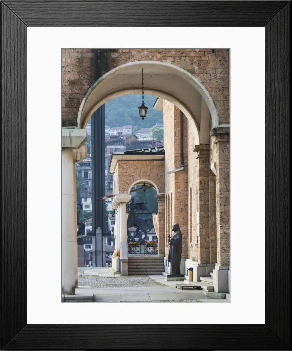 Framed Print : Bulgaria, Central Mountains, Veliko Tarnovo, State Art Museum, late afternoon Framed Print : Bulgaria, Central Mountains, Veliko Tarnovo, State Art Museum, late afternoon
