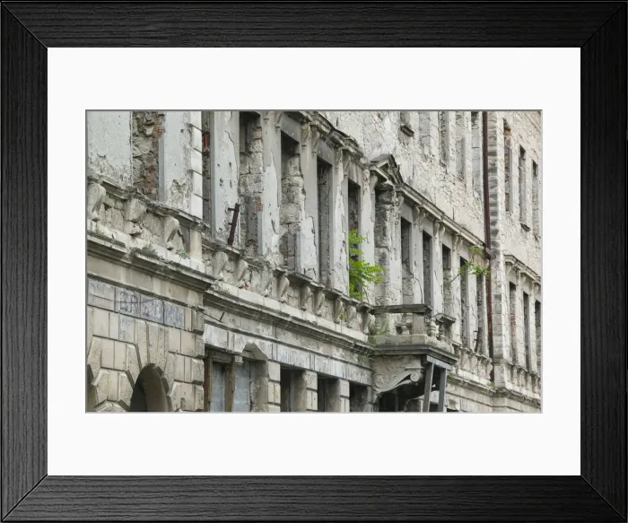 Framed Print : Bosnia and Herzegovina, Mostar, War Damaged Building, Town Center Framed Print : Bosnia and Herzegovina, Mostar, War Damaged Building, Town Center