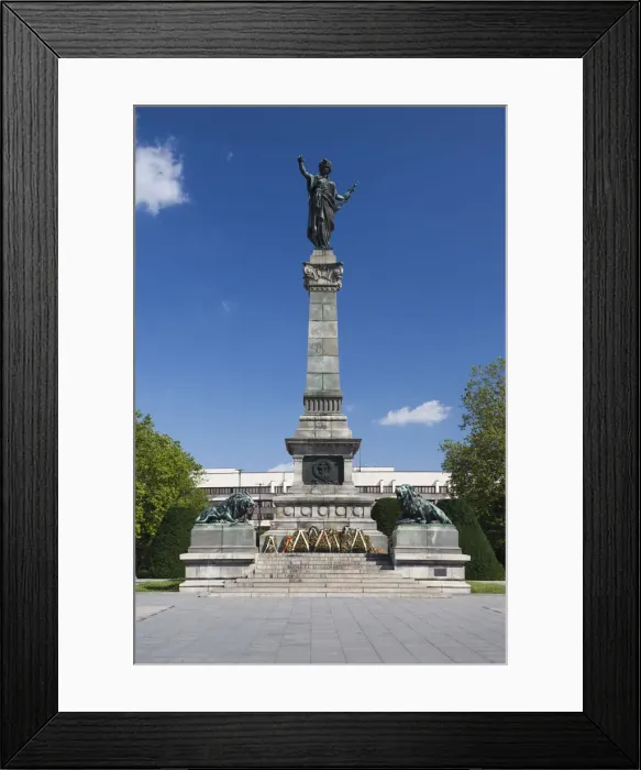 Framed Print : Bulgaria, Danube River and Northern Plains, Ruse, Freedom Monument