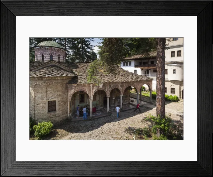 Framed Print : Bulgaria, Central Mountains, Troyan, Troyan Monastery, third-largest monastery in Framed Print : Bulgaria, Central Mountains, Troyan, Troyan Monastery, third-largest monastery in