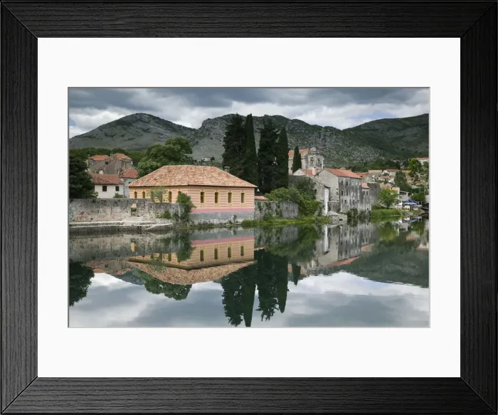 Framed Print : Bosnia and Herzegovina, Trebinje, Republika Serbska, Trebisnjica River Framed Print : Bosnia and Herzegovina, Trebinje, Republika Serbska, Trebisnjica River