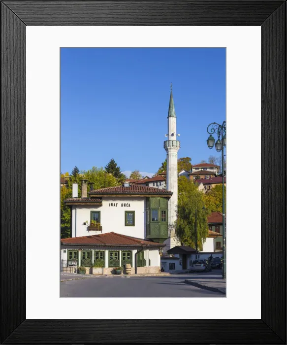 Framed Print : Bosnia and Herzegovina, Sarajevo, Inat Kuca traditional Bosnian Restaurant Framed Print : Bosnia and Herzegovina, Sarajevo, Inat Kuca traditional Bosnian Restaurant
