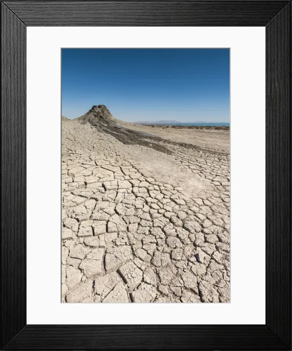 Framed Print : Azerbaijan, Qobustan, mud volcanoes Framed Print : Azerbaijan, Qobustan, mud volcanoes