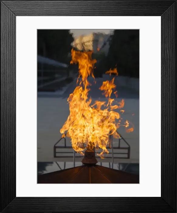 Framed Print : Azerbaijan, Baku, Sahidlar Xiyabani - Martyrs Lane, Eternal Flame Memorial Framed Print : Azerbaijan, Baku, Sahidlar Xiyabani - Martyrs Lane, Eternal Flame Memorial