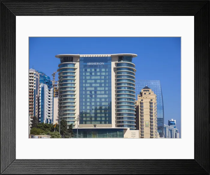 Framed Print : Azerbaijan, Baku, The JW Marriott Absheron Hotel Framed Print : Azerbaijan, Baku, The JW Marriott Absheron Hotel