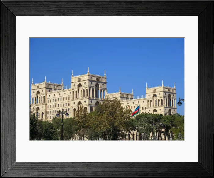 Framed Print : Azerbaijan, Baku, Government House, housing various state ministries of Azerbaijan Framed Print : Azerbaijan, Baku, Government House, housing various state ministries of Azerbaijan