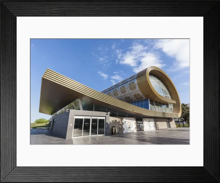 Framed Print : Azerbaijan, Baku, Bulvar Promenade, Carpet Museum Framed Print : Azerbaijan, Baku, Bulvar Promenade, Carpet Museum