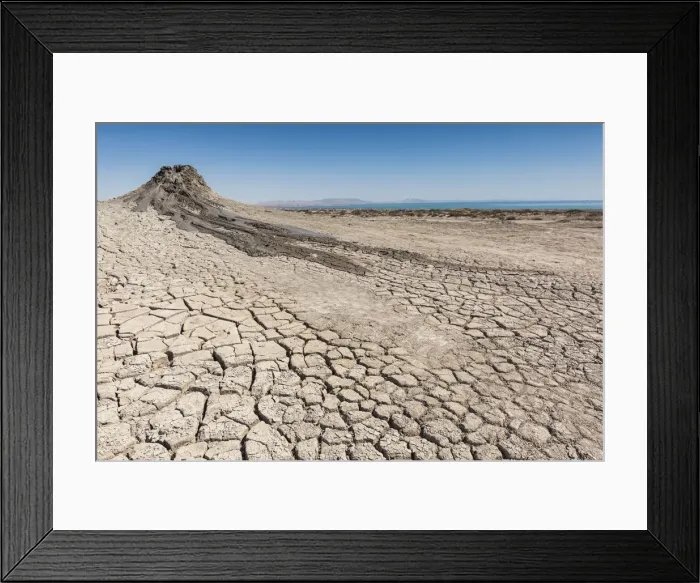 Framed Print : Azerbaijan, Qobustan, mud volcanoes Framed Print : Azerbaijan, Qobustan, mud volcanoes