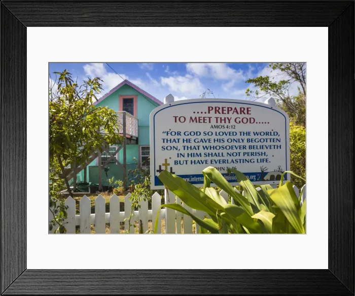 Framed Print : Bahamas, Abaco Islands, Man O War Cay Framed Print : Bahamas, Abaco Islands, Man O War Cay