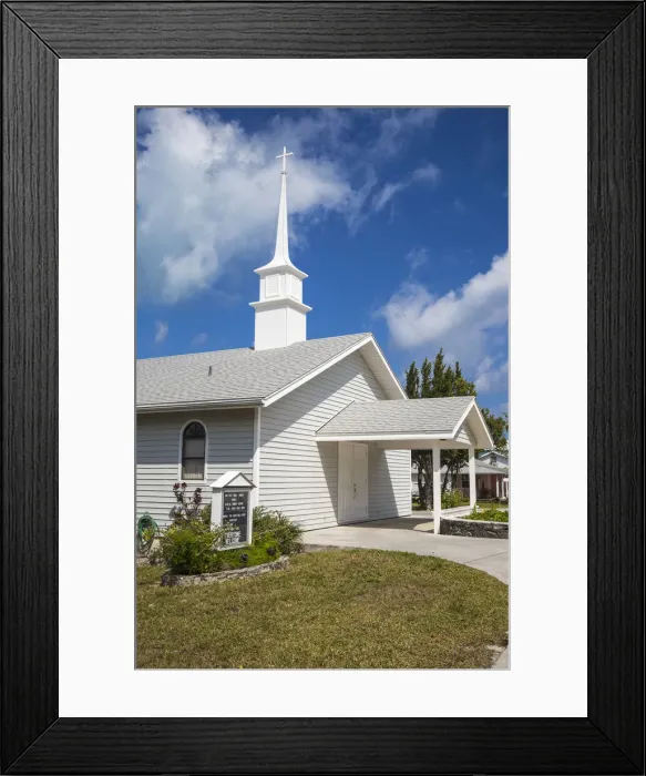 Framed Print : Bahamas, Abaco Islands, Man O War Cay, New Life Bible Church Framed Print : Bahamas, Abaco Islands, Man O War Cay, New Life Bible Church