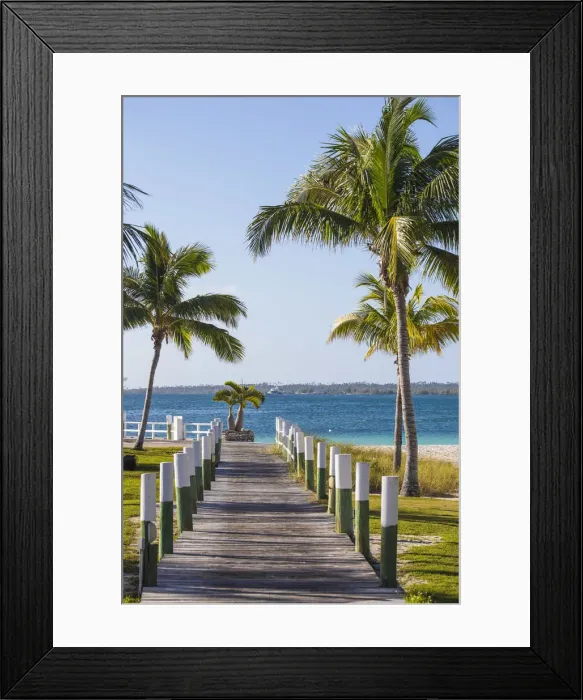 Framed Print : Bahamas, Abaco Islands, Great Abaco, Marsh Harbour, Abaco Beach Resort and Marina