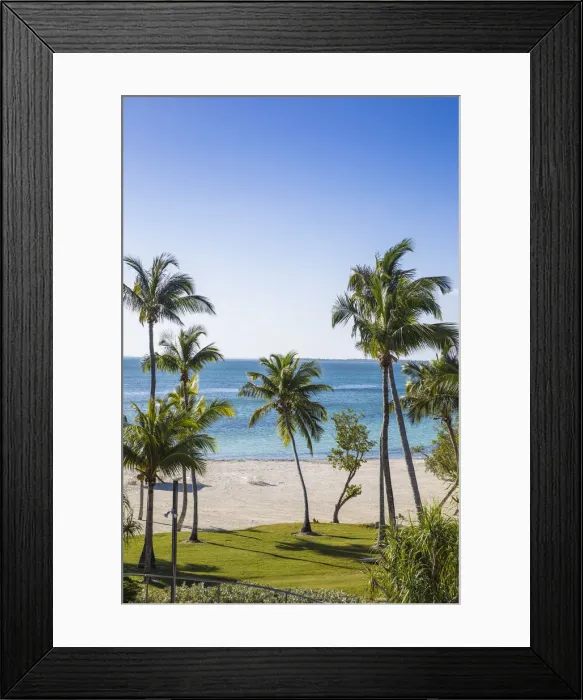 Framed Print : Bahamas, Abaco Islands, Great Abaco, Marsh Harbour, Abaco Beach Resort and Marina