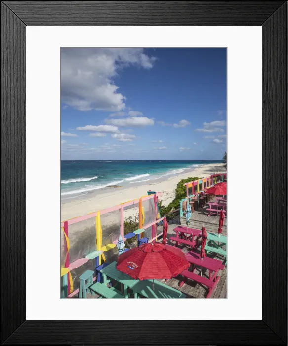 Framed Print : Bahamas, Abaco Islands, Great Guana Cay, Nippers Bar Framed Print : Bahamas, Abaco Islands, Great Guana Cay, Nippers Bar