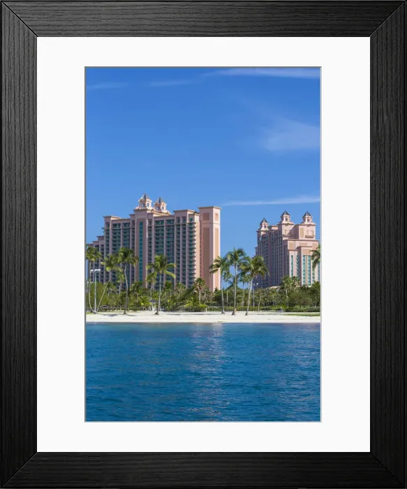 Framed Print : Caribbean, Bahamas, Nassau, Paradise Island, Atlantis resort