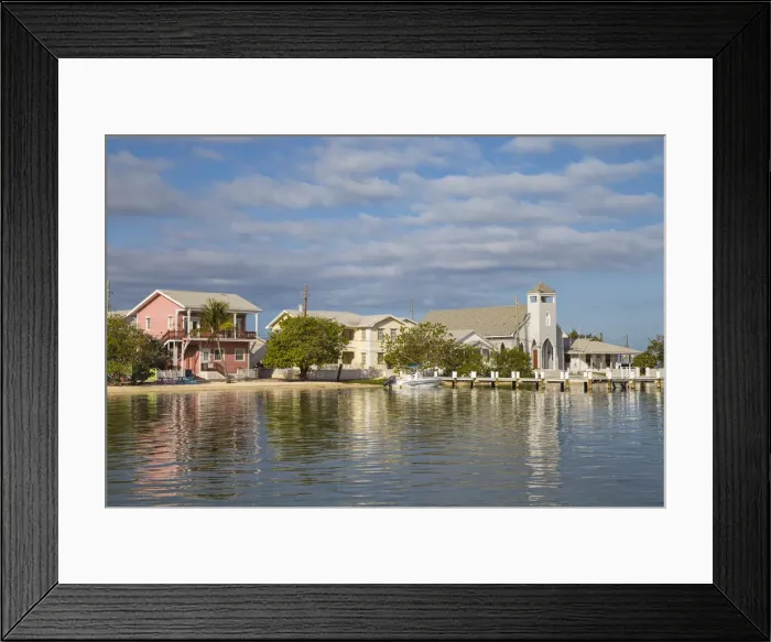 Framed Print : Bahamas, Abaco Islands, Green Turtle Cay, New Plymouth, St Peters Church Framed Print : Bahamas, Abaco Islands, Green Turtle Cay, New Plymouth, St Peters Church