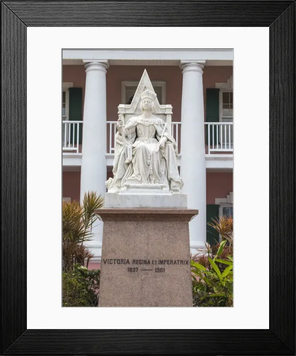 Framed Print : Caribbean, Bahamas, Providence Island, Nassau, Parliament Square, Parliament House