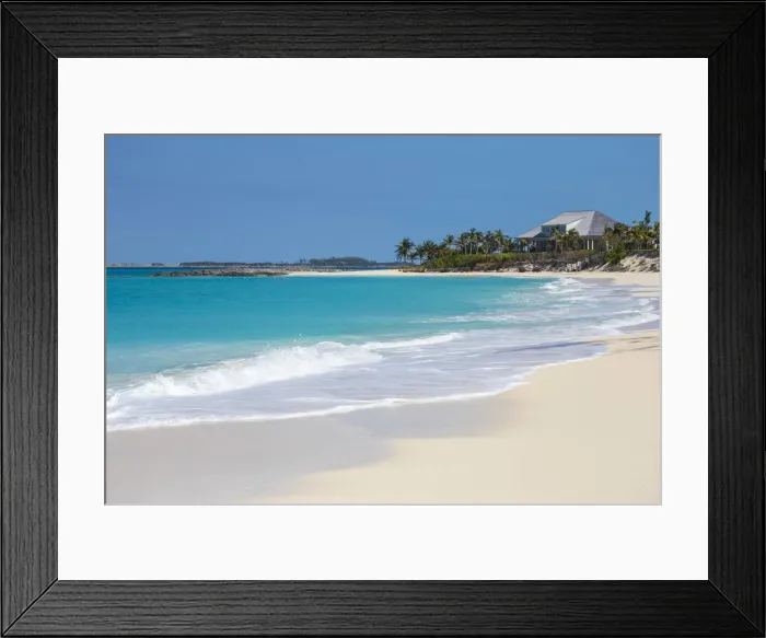 Framed Print : Caribbean, Bahamas, Nassau, Paradise Island, Cabbage beach Framed Print : Caribbean, Bahamas, Nassau, Paradise Island, Cabbage beach