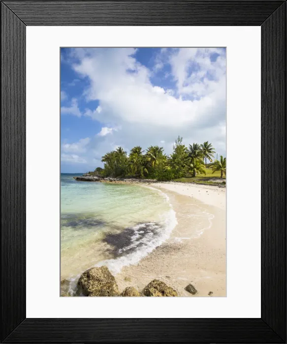 Framed Print : Bahamas, Abaco Islands, Great Abaco, Marsh Harbour, Beach at Mermaid reef Framed Print : Bahamas, Abaco Islands, Great Abaco, Marsh Harbour, Beach at Mermaid reef