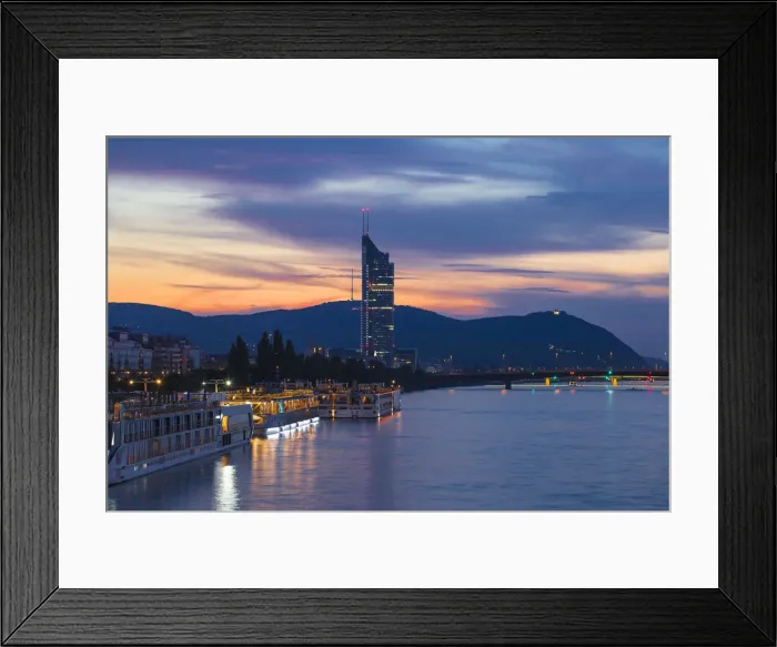 Framed Print : Austria, Vienna, Donau City, Millenium building Framed Print : Austria, Vienna, Donau City, Millenium building