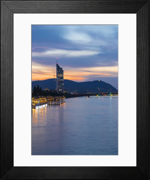Framed Print : Austria, Vienna, Donau City, Millenium building Framed Print : Austria, Vienna, Donau City, Millenium building
