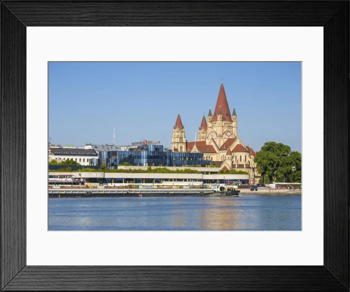 Framed Print : Austria, Vienna, St. Francis of Assisi Church, also known as the Kaiser Jubilee Church Framed Print : Austria, Vienna, St. Francis of Assisi Church, also known as the Kaiser Jubilee Church