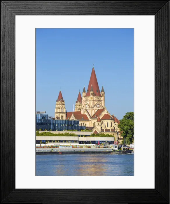 Framed Print : Austria, Vienna, St. Francis of Assisi Church, also known as the Kaiser Jubilee Church Framed Print : Austria, Vienna, St. Francis of Assisi Church, also known as the Kaiser Jubilee Church