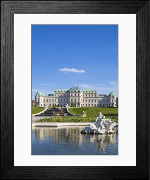 Framed Print : Austria, Vienna, Upper Belvedere Palace Framed Print : Austria, Vienna, Upper Belvedere Palace