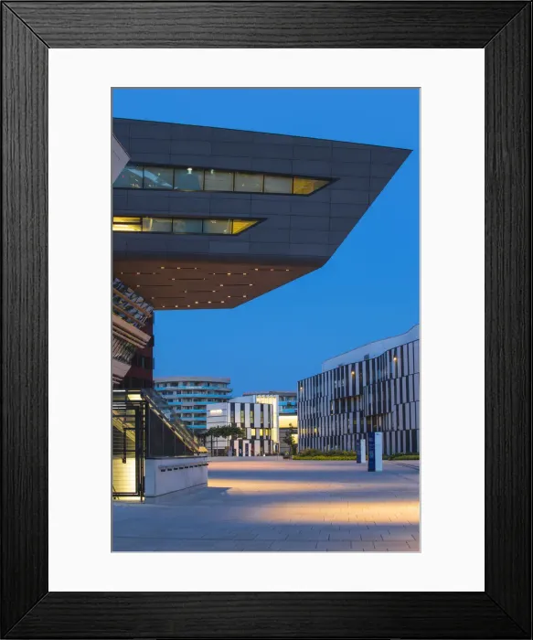 Framed Print : Austria, Vienna, Libary at Vienna University of Economics and Business - designed Framed Print : Austria, Vienna, Libary at Vienna University of Economics and Business - designed