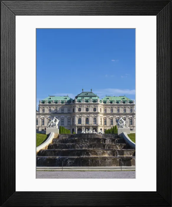 Framed Print : Austria, Vienna, Upper Belvedere Palace Framed Print : Austria, Vienna, Upper Belvedere Palace