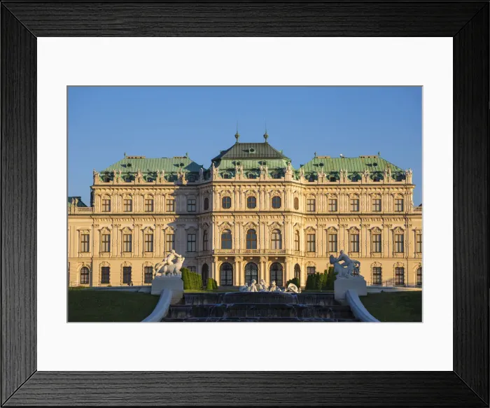 Framed Print : Austria, Vienna, Upper Belvedere Palace Framed Print : Austria, Vienna, Upper Belvedere Palace
