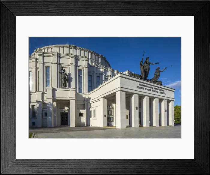 Framed Print : Bolshoi Theatre, Minsk, Belarus Framed Print : Bolshoi Theatre, Minsk, Belarus