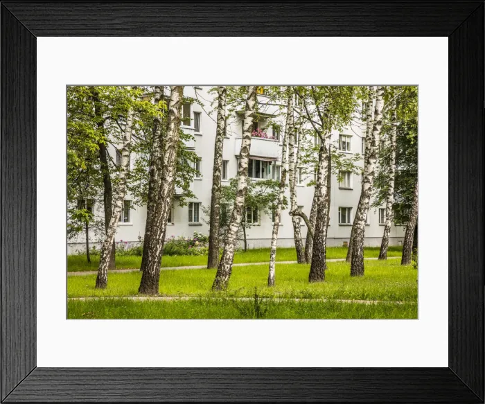 Framed Print : Typical apartment building in the suburbs of Minsk, Belarus Framed Print : Typical apartment building in the suburbs of Minsk, Belarus