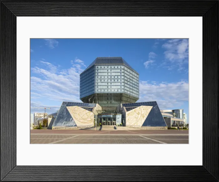 Framed Print : National Library of Belarus, Minsk, Belarus