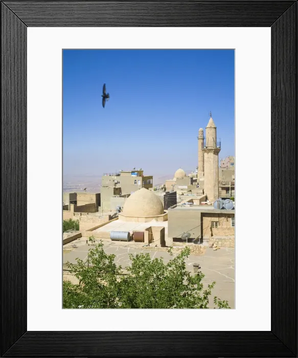 Framed Print : Turkey, Eastern Turkey, Mardin, View of old city Framed Print : Turkey, Eastern Turkey, Mardin, View of old city