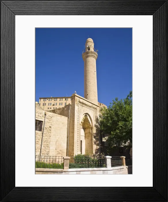 Framed Print : Turkey, Eastern Turkey, Mardin, Melik Mahmut Camii built in 1362 Framed Print : Turkey, Eastern Turkey, Mardin, Melik Mahmut Camii built in 1362