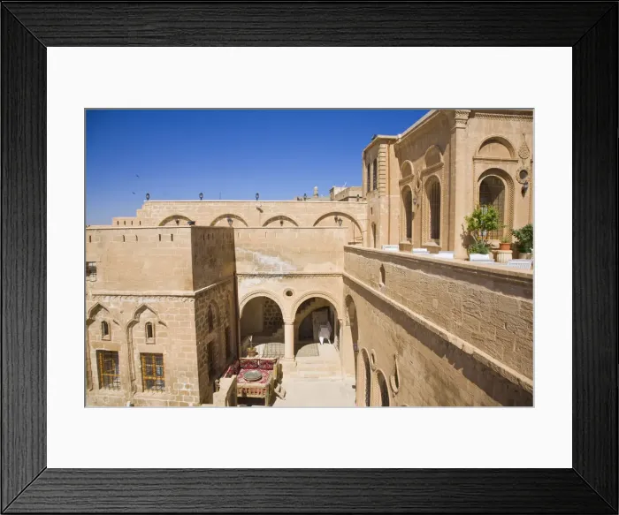 Framed Print : Turkey, Eastern Turkey, Mardin, Mardin evleri - Typical Mardin house now Tatlidede Framed Print : Turkey, Eastern Turkey, Mardin, Mardin evleri - Typical Mardin house now Tatlidede