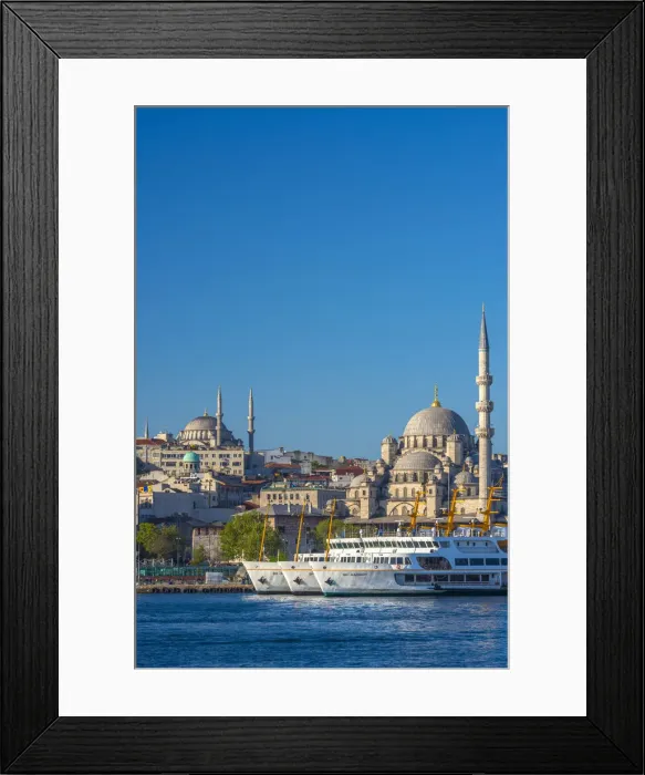 Framed Print : Turkey, Istanbul, Sultanahmet, The Golden Horn, New Mosque (Yeni Camii) Framed Print : Turkey, Istanbul, Sultanahmet, The Golden Horn, New Mosque (Yeni Camii)