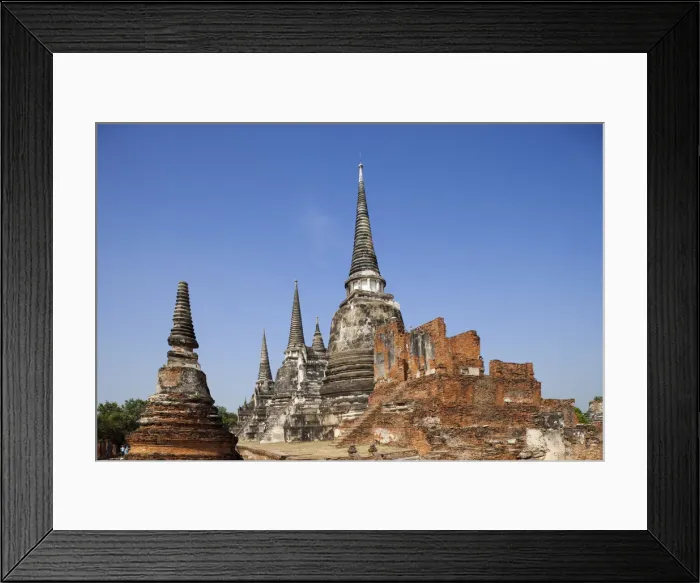 Framed Print : Thailand, Ayutthaya, Ayutthaya Historical Park, Wat Phra Si Sanphet Framed Print : Thailand, Ayutthaya, Ayutthaya Historical Park, Wat Phra Si Sanphet