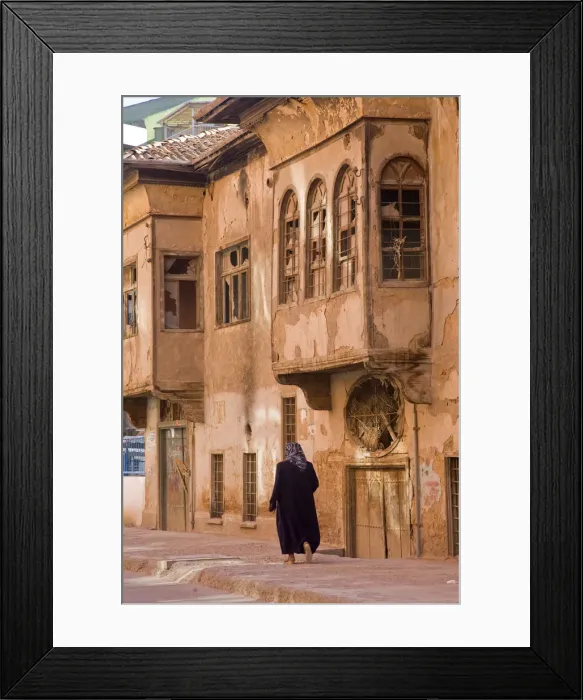 Framed Print : Turkey, Eastern Turkey, Malatya, Old houses Framed Print : Turkey, Eastern Turkey, Malatya, Old houses