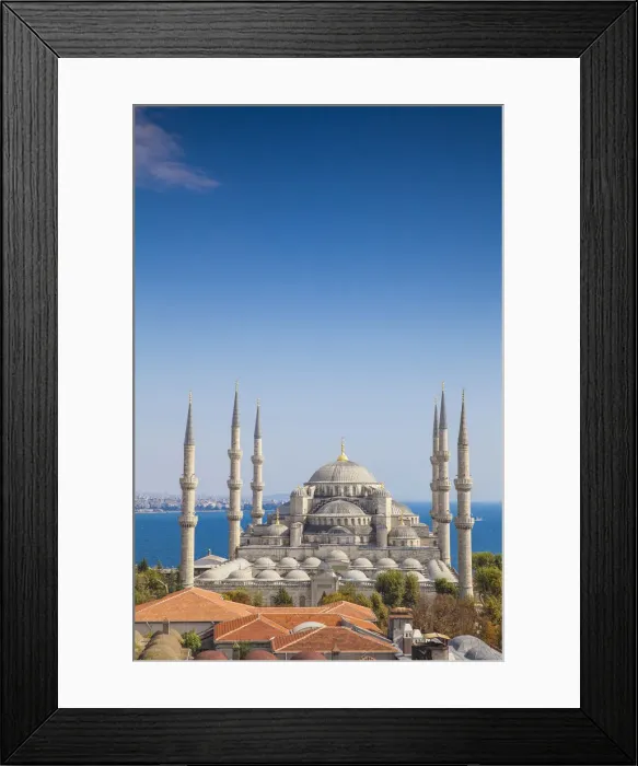 Framed Print : Turkey, Istanbul, Sultanahmet, Blue Mosque - Sultan Ahmed Mosque Framed Print : Turkey, Istanbul, Sultanahmet, Blue Mosque - Sultan Ahmed Mosque